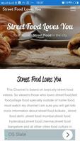 Street Food Loves You الملصق