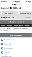 Sveriges tågtrafik capture d'écran 2