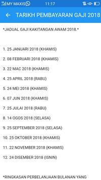 Tarikh Gaji 2018å®‰å