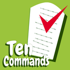 Icona Ten Commandments 10 Commands