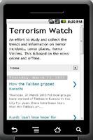 Terrorism Watch Affiche