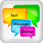 Text Message Deliver أيقونة