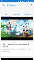 Top 10 Anime poster