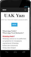 UAK Yazı ảnh chụp màn hình 1