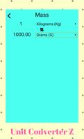 1 Schermata Unit Converter Z