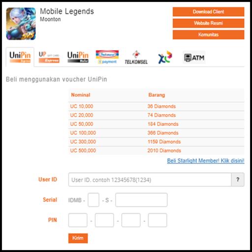 Unipin Topup Diamond Ml Via Pulsa For Android Apk Download - roblox is available now on unipin