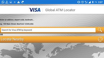 Global VISA / ATM Finder syot layar 3
