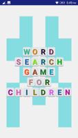 WORD SEARCH GAME FOR CHILDREN Plakat