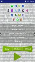 WORD SEARCH GAME FOR CHILDREN 截图 1