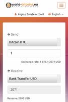 WORLD BITCOINS EXCHANGE screenshot 1