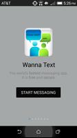 Wanna Text ポスター