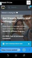 Webtalk Social Browser syot layar 1