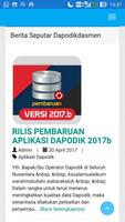 برنامه‌نما DAPODIK-Data Pokok Pendidikan. عکس از صفحه