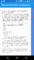 Sriman Natraj Sir Web Services XML Tutorial Notes screenshot 2