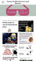 Funny Profile Pictures and Quotes โปสเตอร์