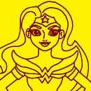 Action Wonder Women Coloring-APK