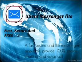 XSent Messenger lite الملصق