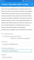 A.Ü Görme Engelliler için Eğitim ve Bilgi Portalı captura de pantalla 3