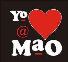 Yo Amo A Mao Affiche