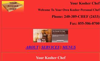 Poster Your Kosher Chef