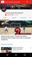 Canal Zuando no Esporte الملصق