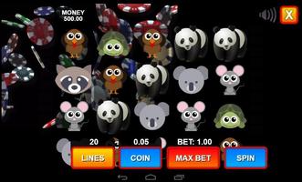 Slot Machine Game in The Zoo ポスター