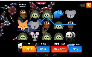 Slot Machine Game in The Zoo スクリーンショット 1