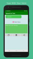 Speech To Text converter - Voice Notes Typing App Affiche