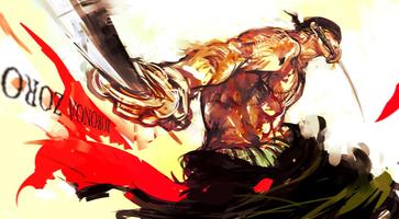 Roronoa Zoro Wallpaper Fan Art syot layar 3