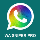 sniper whatsapp pro - find search friend icon