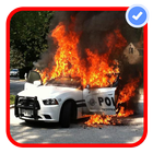 Icona Dude Car Prank Fire Damaged