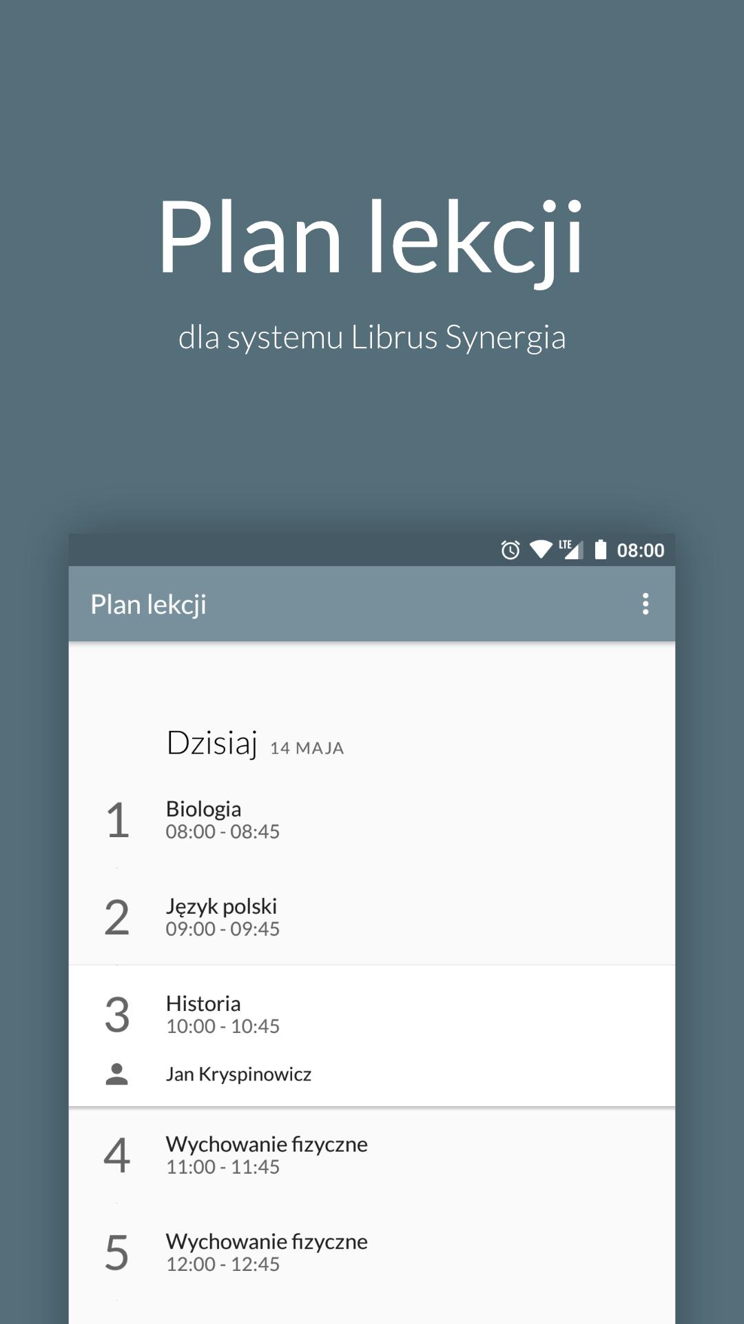 Librus Synergia Aplikacja Dla Rodziców Co mamy? | Plan lekcji dla Librus Synergia APK do pobrania na Androida