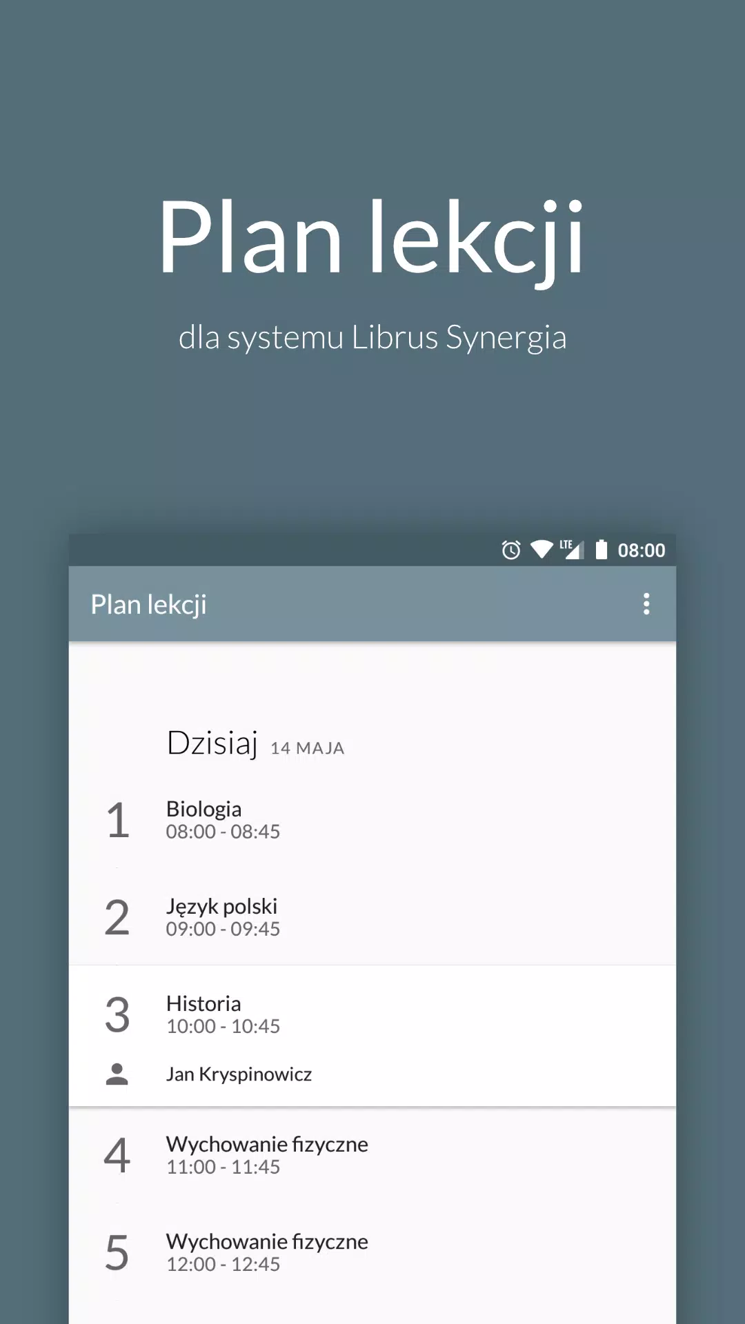 Librus Plan Lekcji Co mamy? | Plan lekcji dla Librus Synergia (Unreleased) APK for Android Download