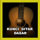 Kunci Gitar Dasar ไอคอน