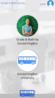 Grade 8 Math by GoLearningBus اسکرین شاٹ 2