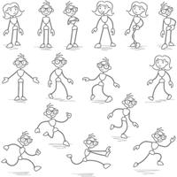 1 Schermata dessin stick animation cartoon guide