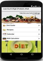 Low Carb High Protein Diet poster