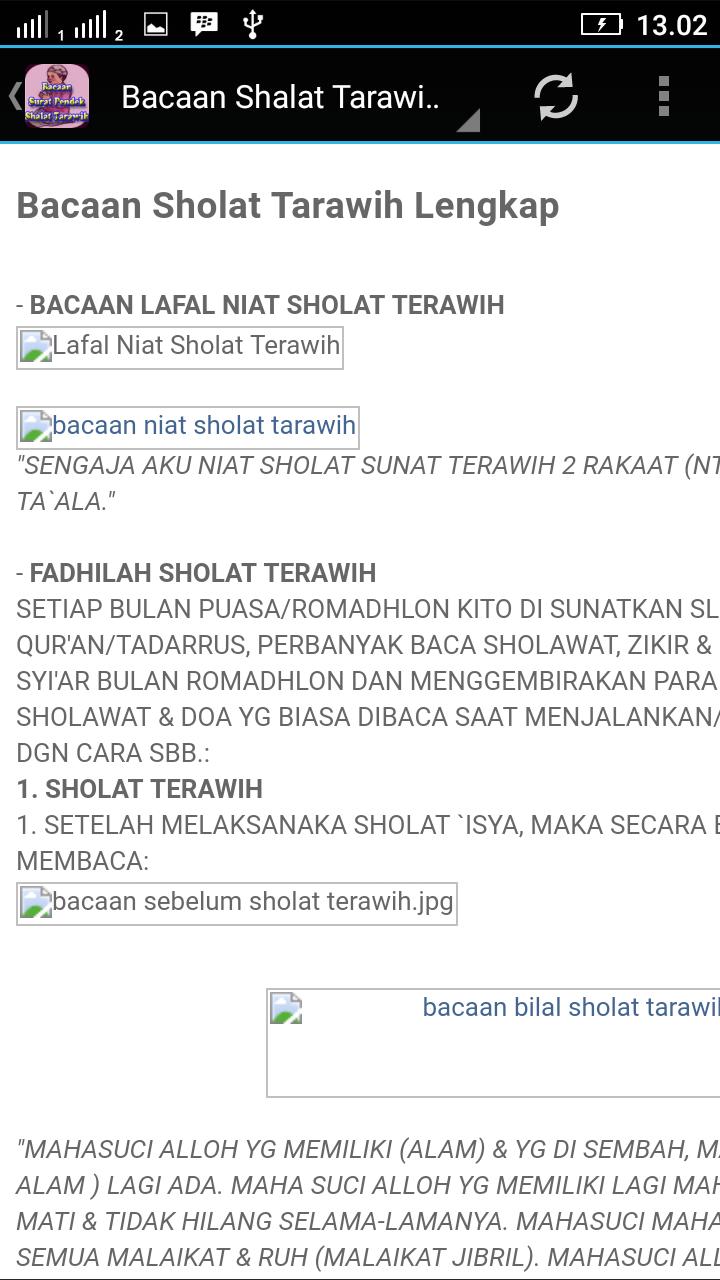 Surat Pendek Untuk Tarawih For Android Apk Download