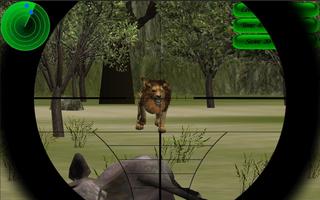 animal selvagem caçador 3D Cartaz