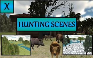 animal selvagem caçador 3D imagem de tela 2