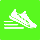 pedometer step count calories-icoon