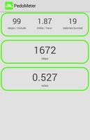 pedometer step count calories syot layar 1