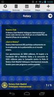 Rotary Madrid Velázquez Int. poster