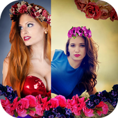 Flower Crown Photo Editor أيقونة