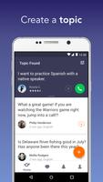 Wakie X: Talk to People, Chat Affiche