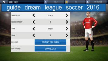 Guide Dream League Soccer 2016 capture d'écran 3