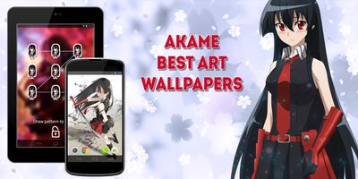 Akame (アカメ) Anime Lock Screen & Wallpapers Affiche