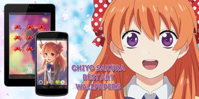 Chiyo Sakura Anime Lock Screen & Wallpapers Affiche