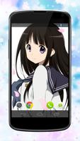 Eru Chitanda Anime Lock Screen & Wallpapers capture d'écran 3