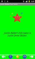 برنامه‌نما Justin Bieber Fun Facts! عکس از صفحه